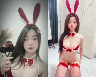 Phim sex Bạo Dâm - Clip sex Noel cosplay dọa không đụ sẽ đi với thằng khác không che
