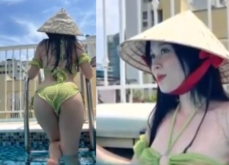 Phim sex Vú To - Cô gái nóng bỏng Cao Thanh Tuyền thèm khát ngậm lấy cu to ngay bên hồ bơi.