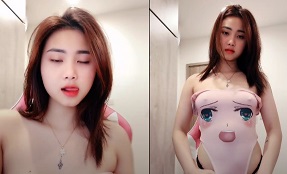 Cô gái xinh đẹp Đỗ T Ngọc Trang lắc mông gợi cảm đầy mê hoặc trong clip nóng bỏng.
