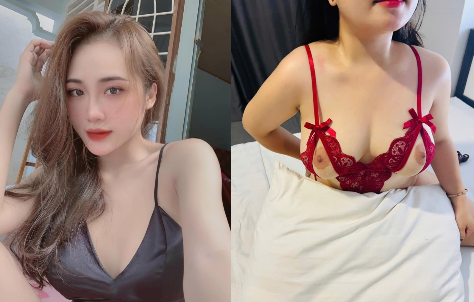Cô nàng xinh đẹp với bộ ngực căng mọng, chỉ nhìn thôi đã khiến anh nứng cứng hết cả người.