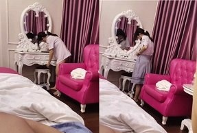 Nữ sinh lớp 8 bỏ học trốn vào nhà nghỉ làm tình cuồng nhiệt với bạn trai.