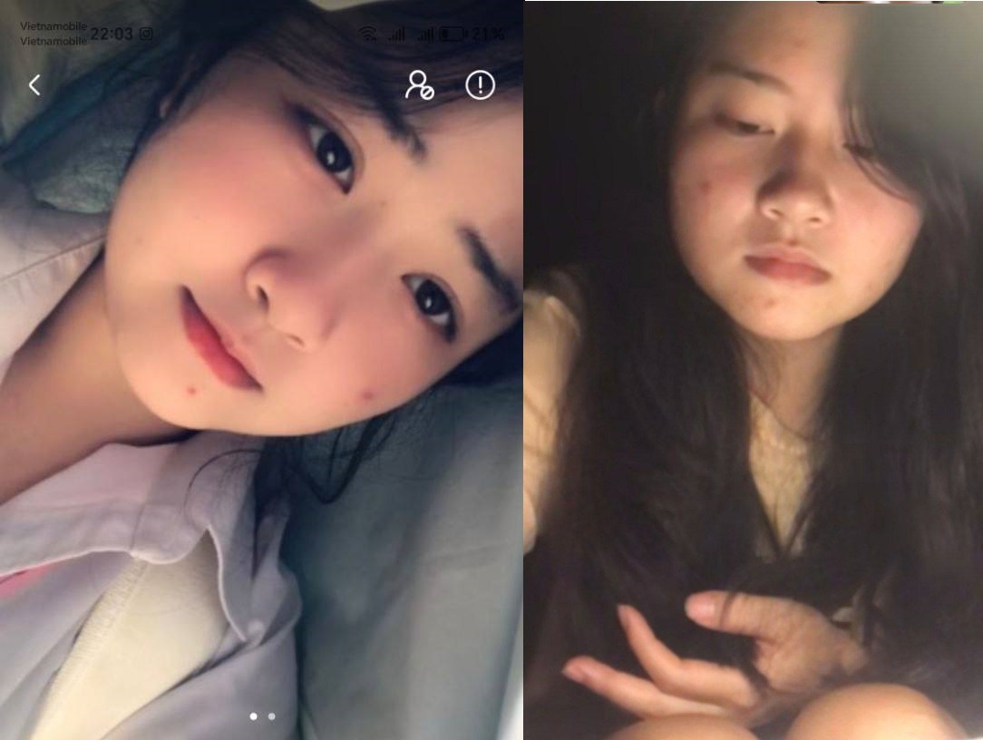 Nữ sinh ngực khủng e thẹn khi tự sướng trước mặt bạn trai xem trực tiếp