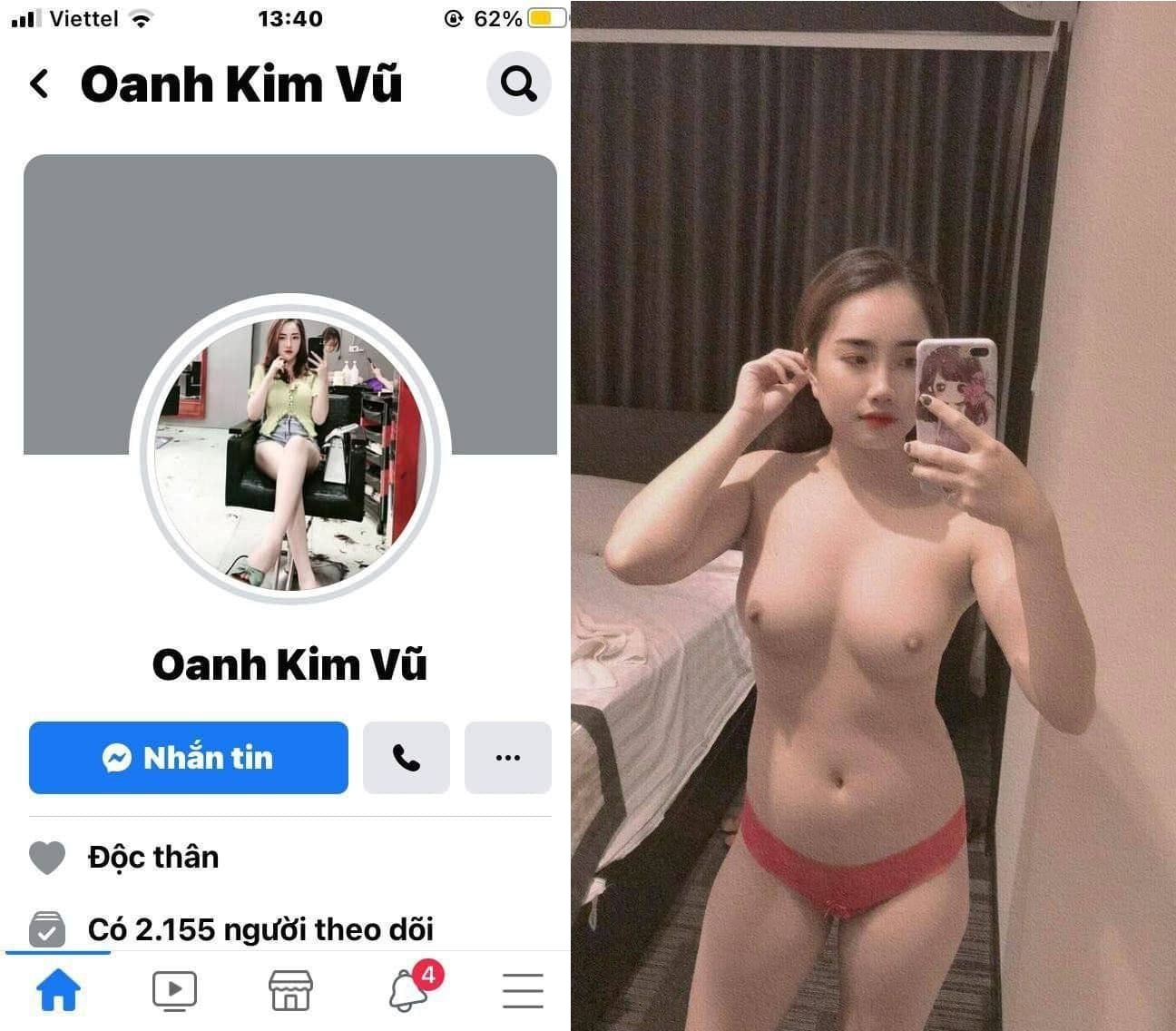 Vũ Kim Oanh mông bự khoái ngẩng cao để anh đụ mạnh hết mình